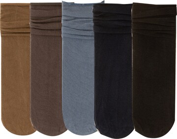 Millo Socks 'Colourful Viskose' in Grey: front