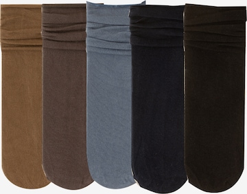 Millo Socken 'Colourful Viskose' in Grau: Vorderseite