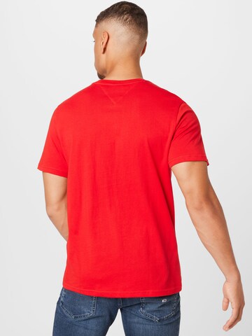 Tommy Jeans T-Shirt in Rot