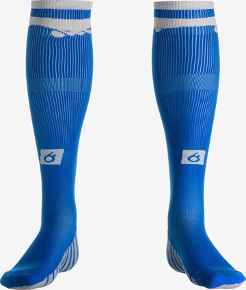 OUTFITTER Athletic Socks 'Ocean Fabrics Tahi' in Blue: front