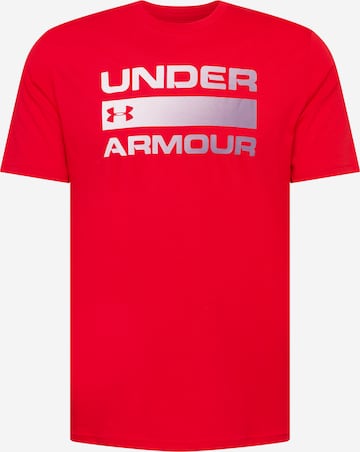 UNDER ARMOUR Funktionstopp 'Team Issue' i röd: framsida