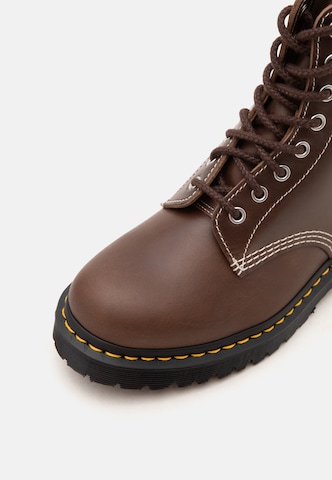 Dr. Martens - Botas com atacadores '1460 Pascal Ben' em castanho