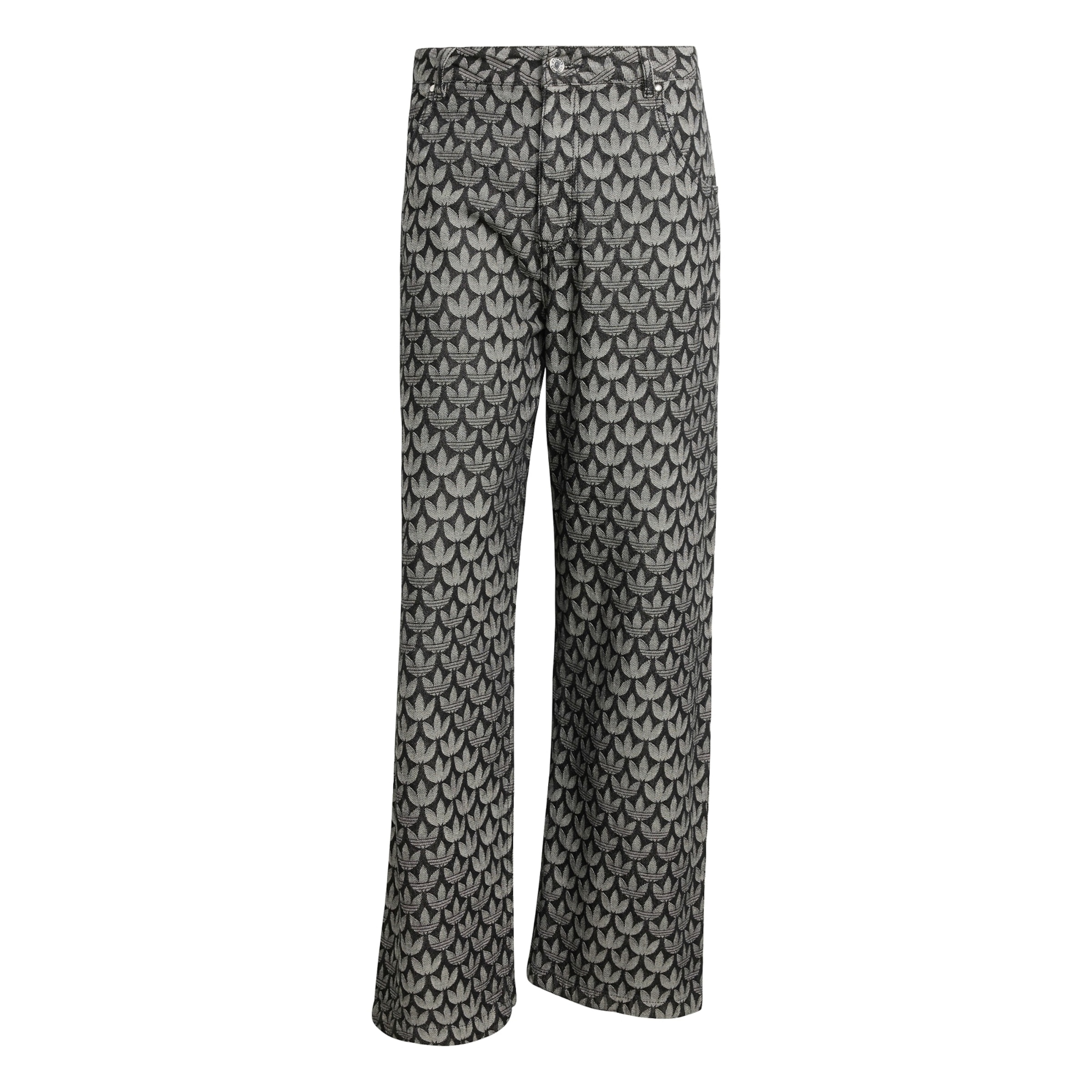 ADIDAS ORIGINALS - Loosefit Vaquero en negro: frente