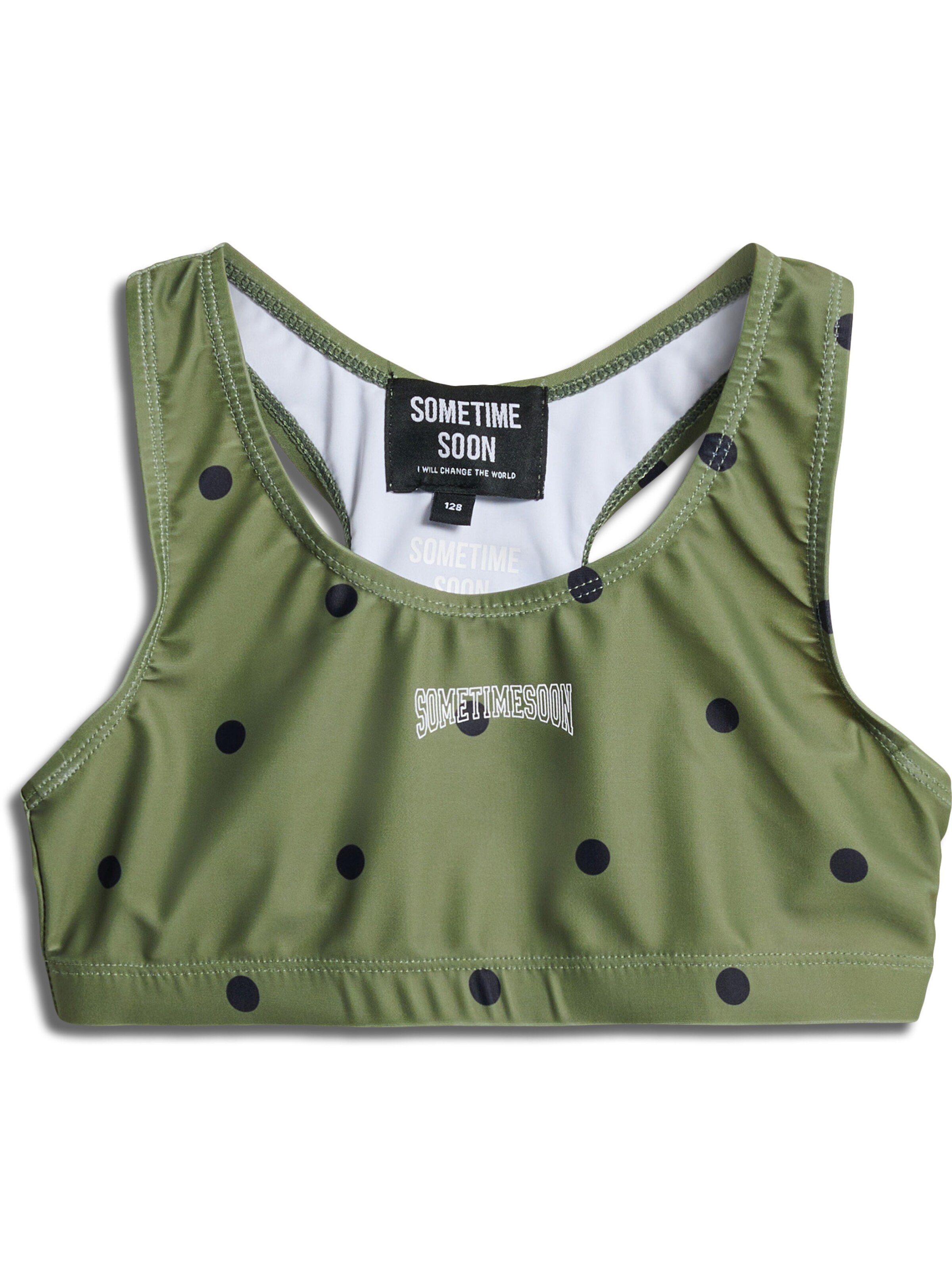 SOMETIME SOON T-shirt Bikini in Groen