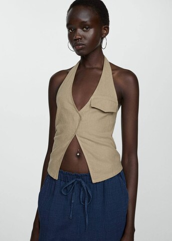 MANGO Regular Trousers 'Indie' in Blue