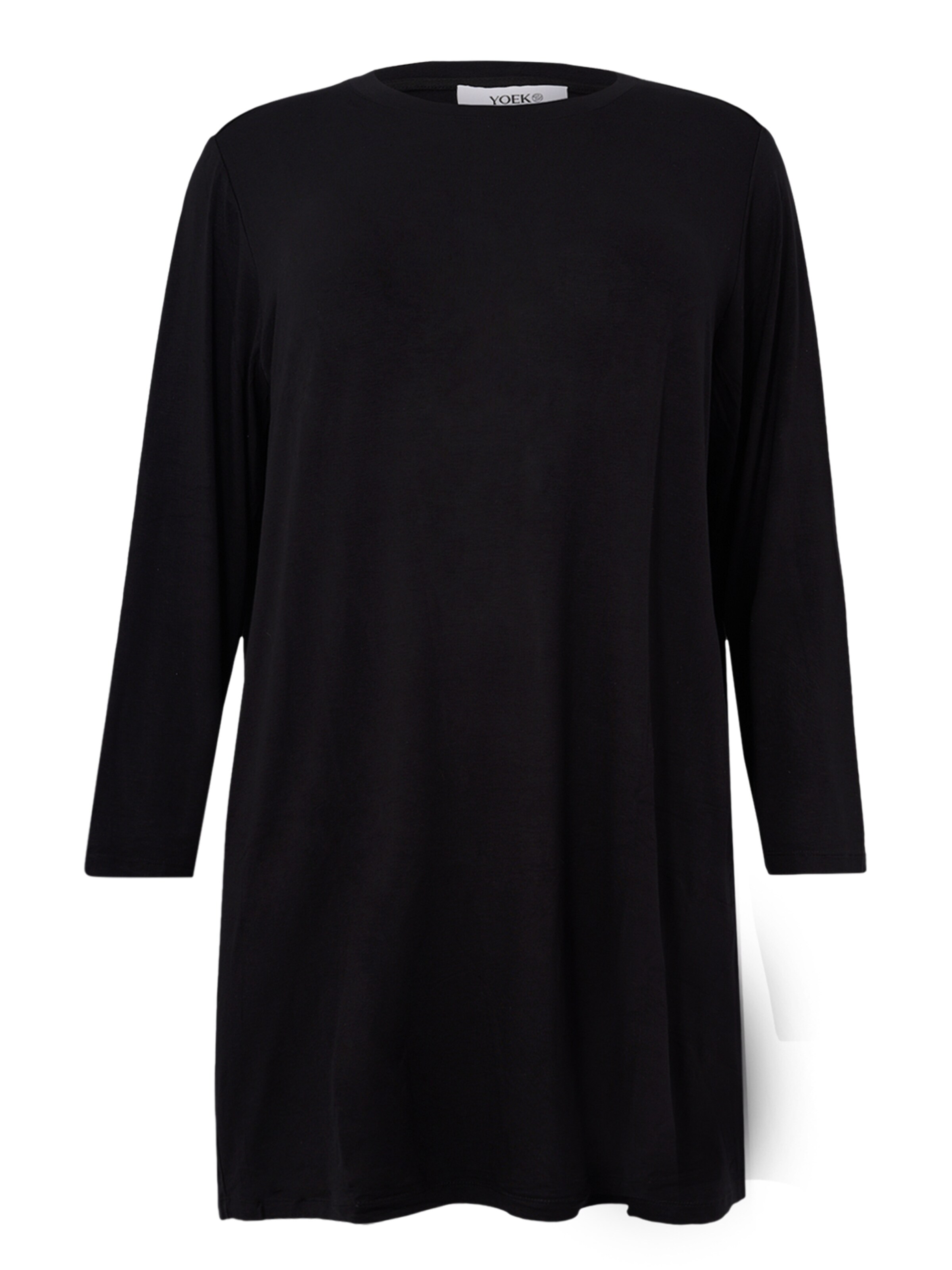 YOEK Knit dress in Black: front