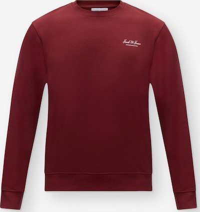 JACK & JONES Sweatshirt 'JJEARCHIVE' in S in dunkelrot, Produktansicht