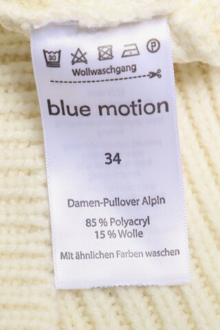 Blue Motion Pullover XS in Weiß