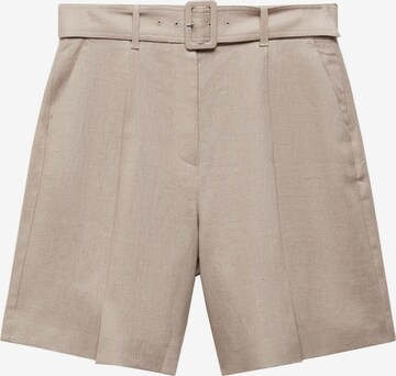 MANGO Regular Shorts 'TEMPOLI' in Beige: predná strana