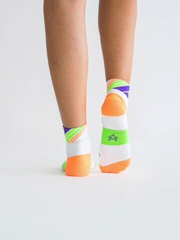 INCYLENCE Athletic Socks 'LADDERS SHORT' in White