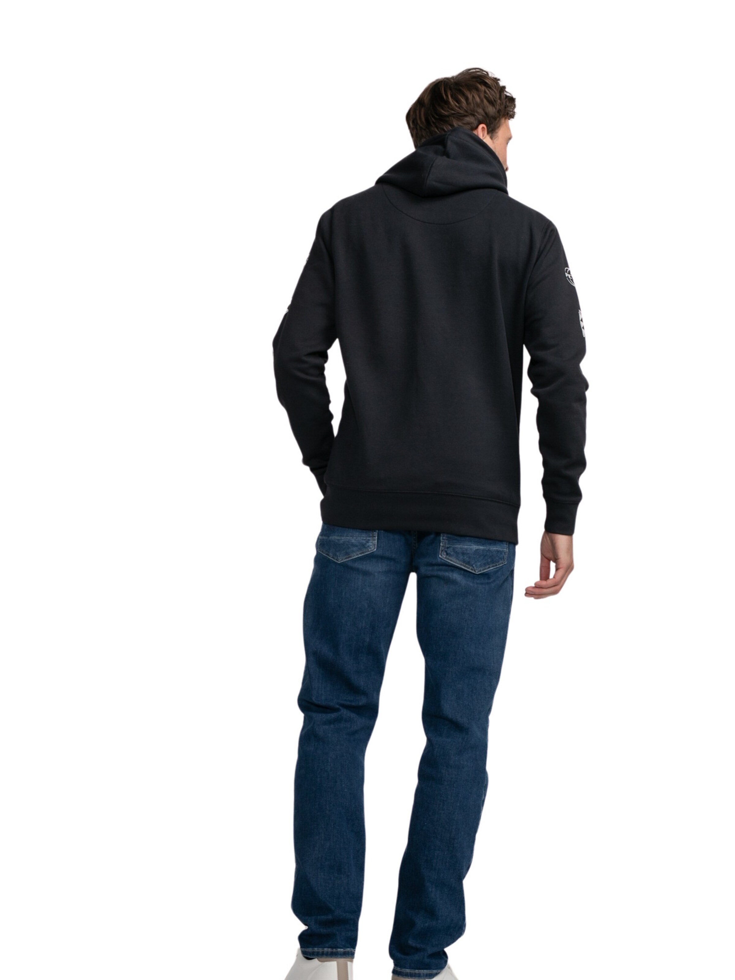 Petrol Industries Mikina 'Hubbard' - Čierna