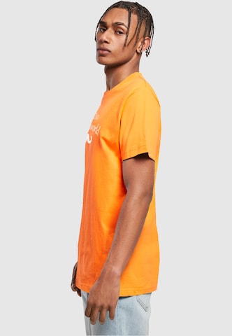 Merchcode T-Shirt 'Fathers Day - Best dad in the world 2' in Orange