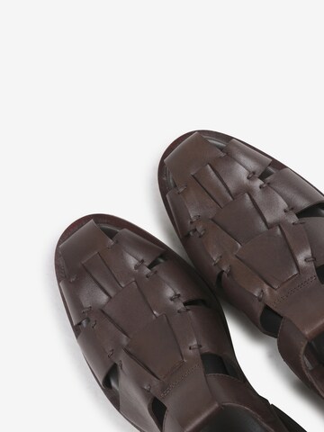 BRONX Sandals 'Next-Wagon' in Brown