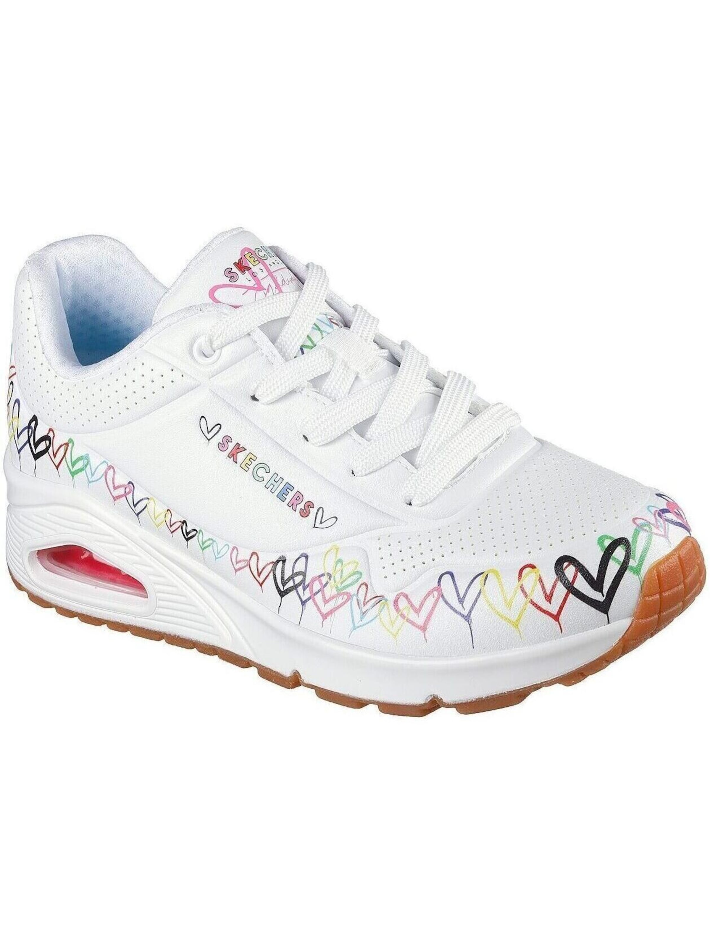 SKECHERS Sports shoe 'Uno - Love All Around' in 38 in Mixed colours / White, Item view