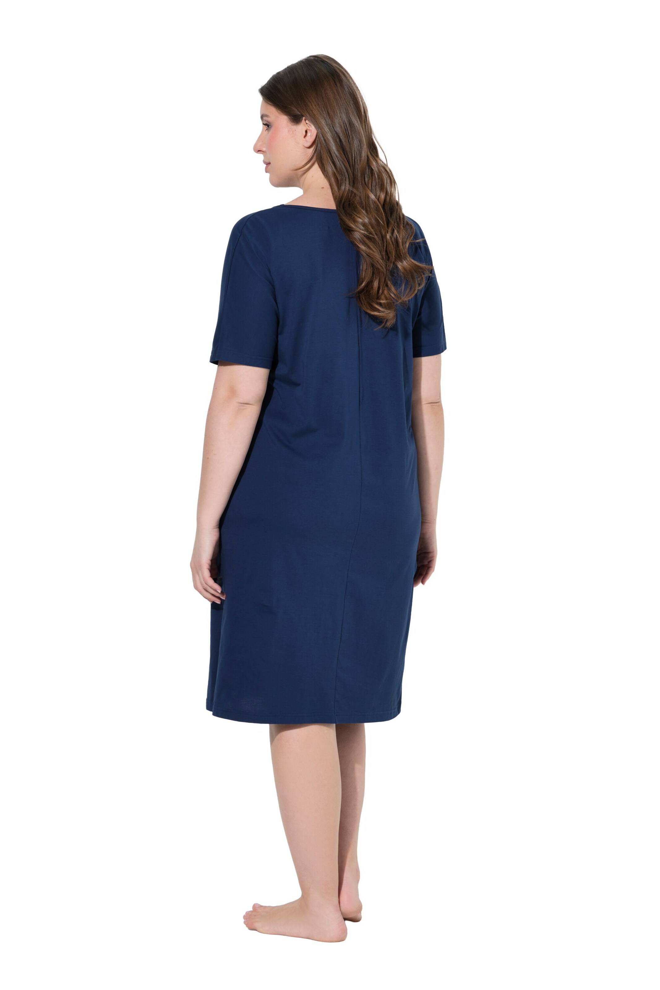 Ulla Popken Nachthemd in Blau