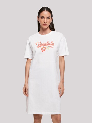 Robe 'Honolulu' F4NT4STIC en blanc : devant