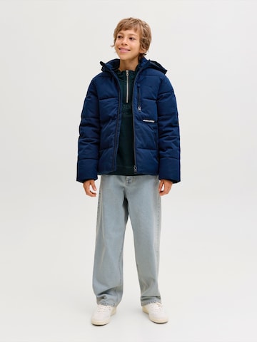 Jack & Jones Junior Wide Leg Jeans 'JJIALEX JJORIGINAL' i blå