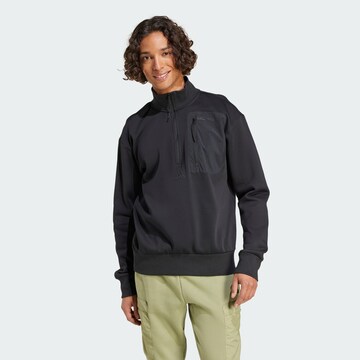 ADIDAS SPORTSWEARSportska sweater majica 'City Escape' - crna boja: prednji dio