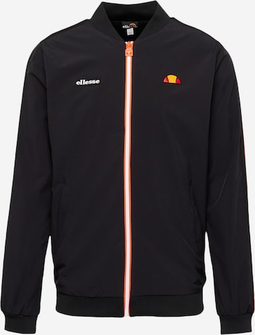 ELLESSE Sportjas 'Unify' in Zwart: voorkant