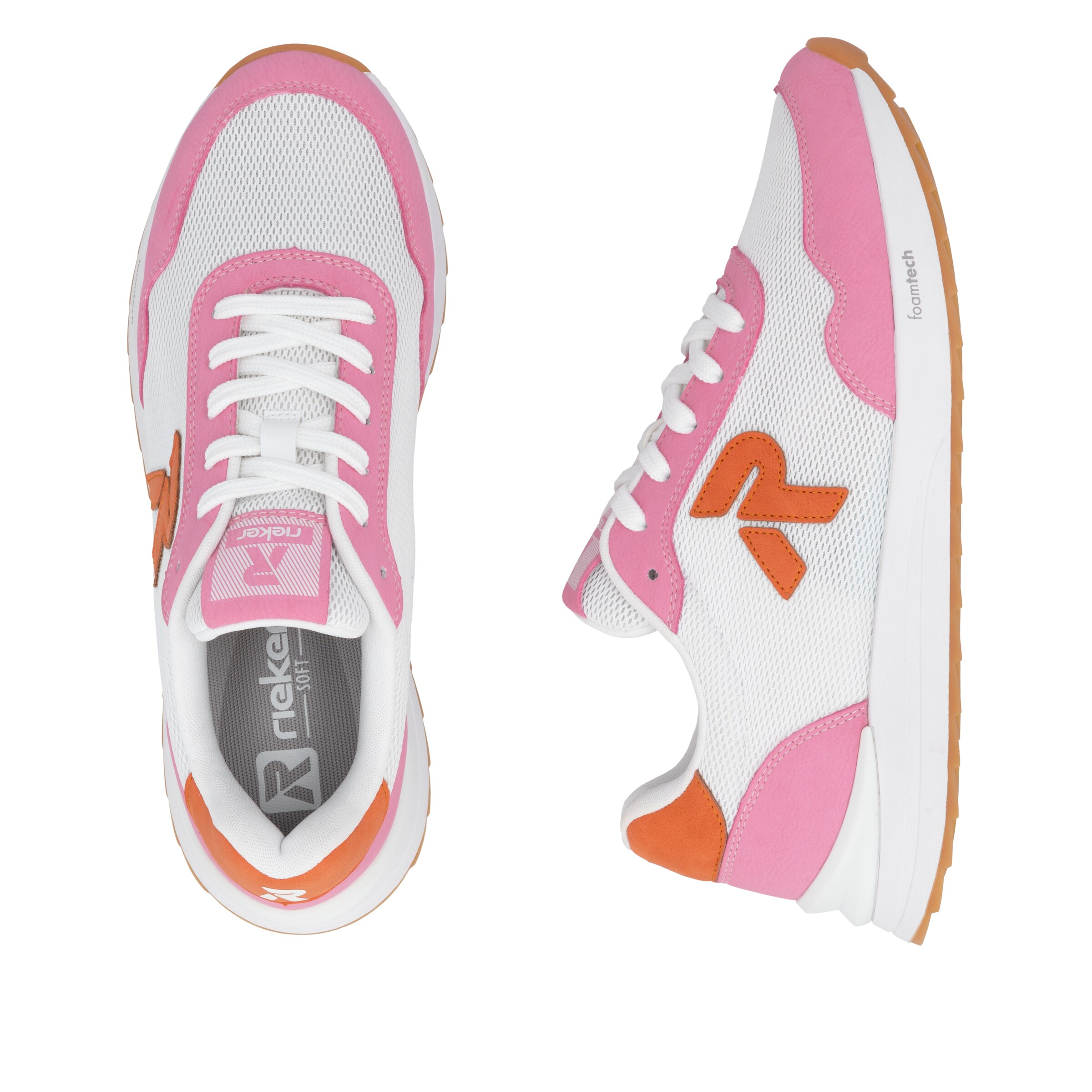 Rieker Sport Sneaker low i hvid