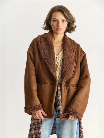 Bianco Lucci Winterjas in Bruin