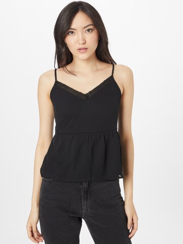 ABOUT YOU Top 'Lina' in Black: front