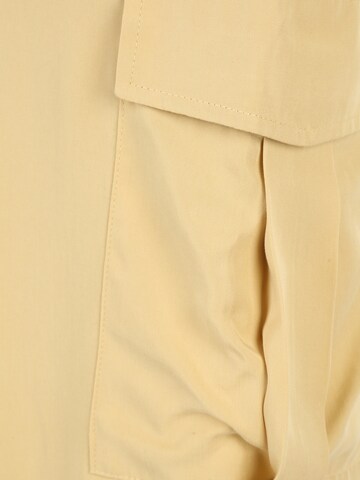 Warehouse Petite Loose fit Cargo trousers in Beige