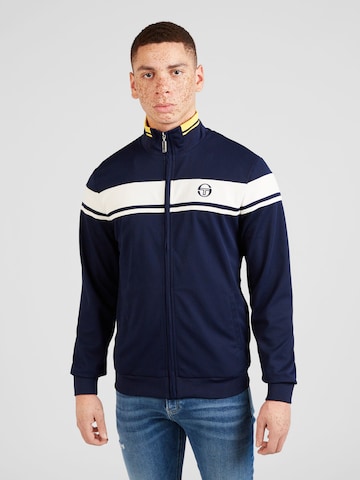 Sergio Tacchini Sweatvest 'DAMARINDO' in Blauw: voorkant