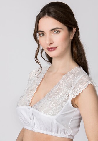 STOCKERPOINT Traditional blouse 'Aveline' in White
