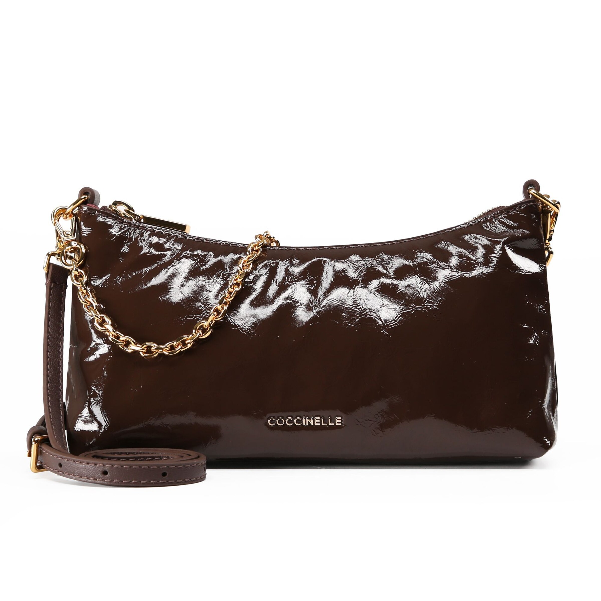 Coccinelle Shoulder bag 'Aura' in Brown: front