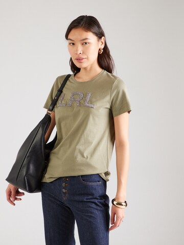 Maglietta di Lauren Ralph Lauren in verde: frontale