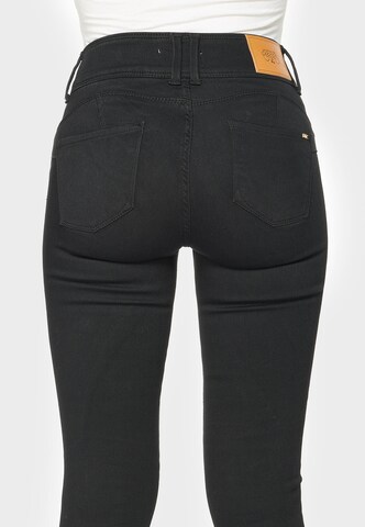 Le Temps Des Cerises Skinny Jeans 'ULTRAPUL' in Schwarz