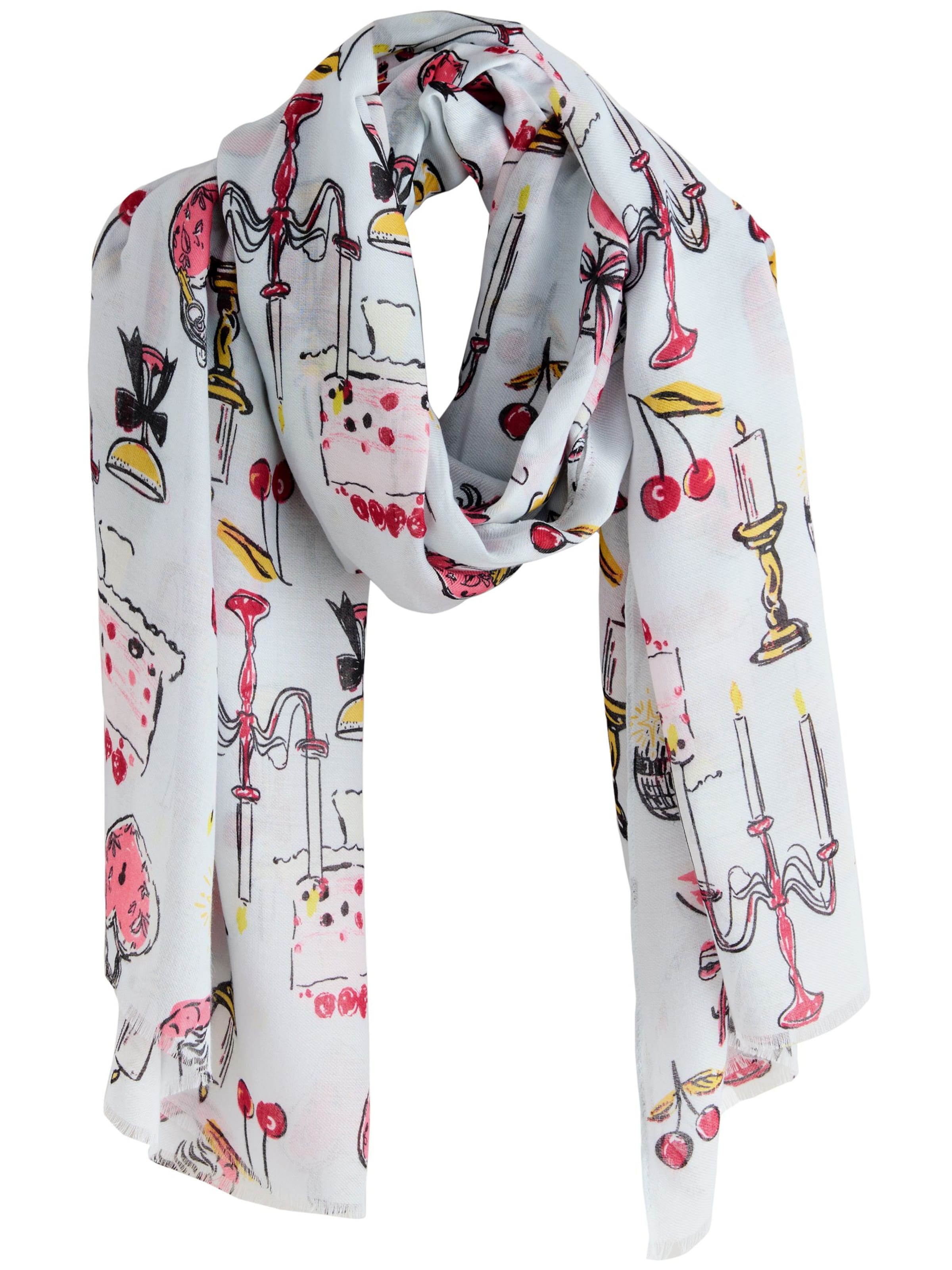 Next Шарф в Белый: спереди