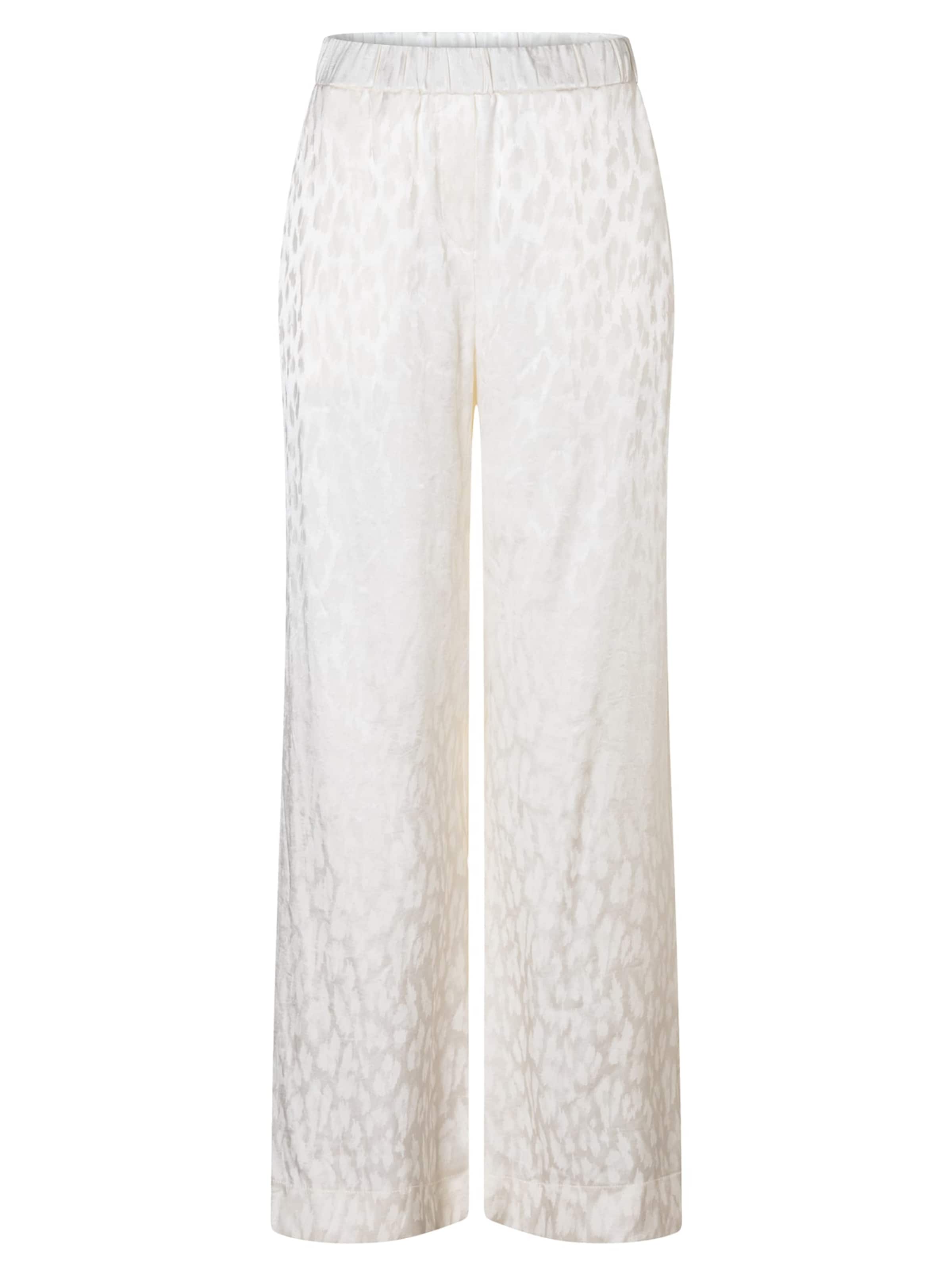 Wide Leg Pantalon ' Dogla ' Ana Alcazar en blanc : devant