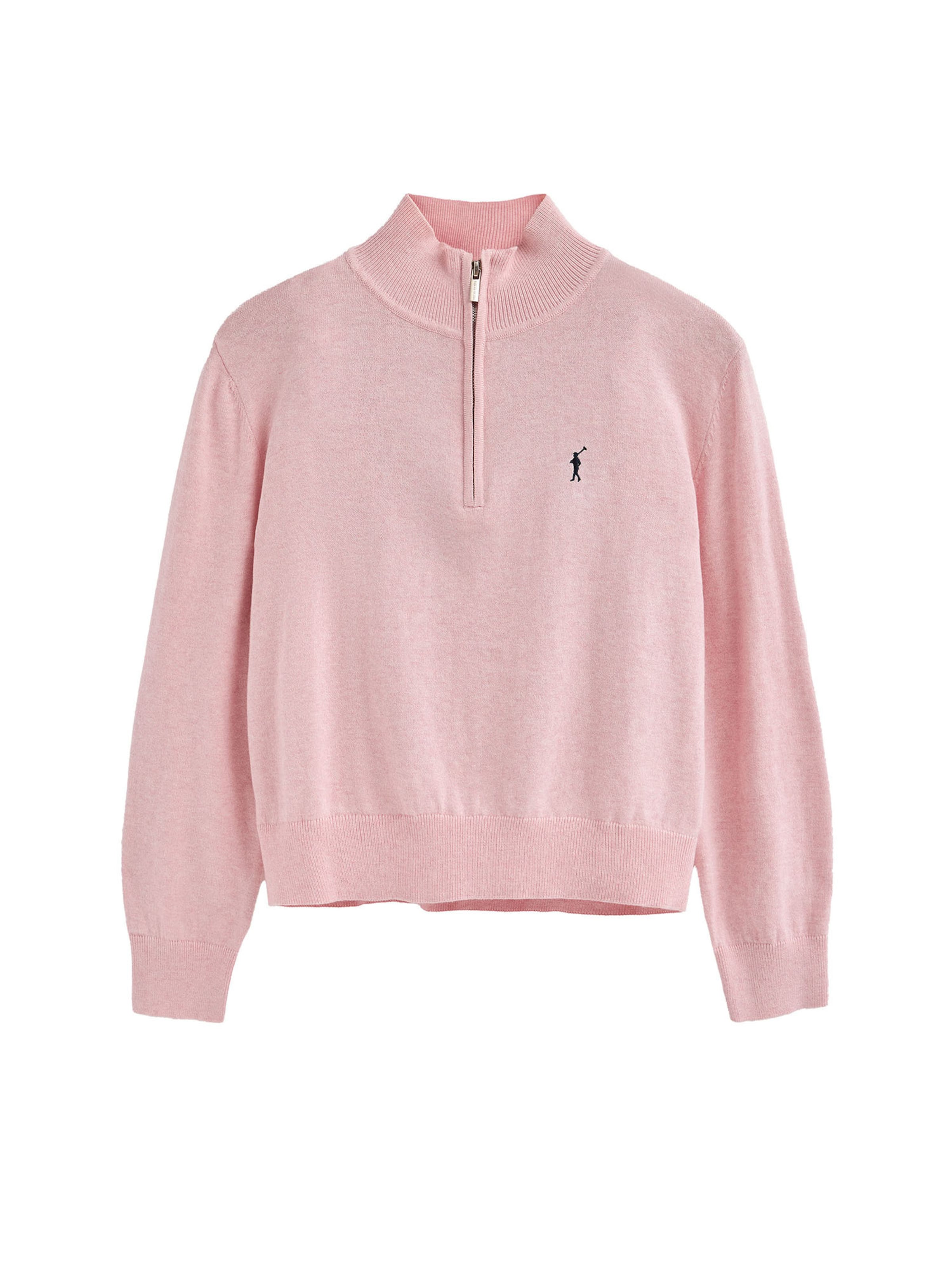 Polo Club Pullover in Pink: Vorderseite