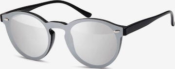 styleBREAKER Sonnenbrille in Silber: Vorderseite