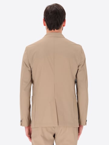 Distretto12 - Ajuste estrecho Chaqueta tipo saco para negocios en beige