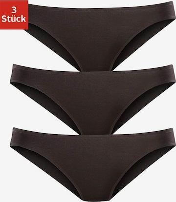 LASCANA Bikinislip in Schwarz: Vorderseite
