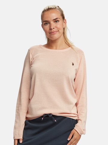 U.S. POLO ASSN. Sweater 'May' in Orange: front