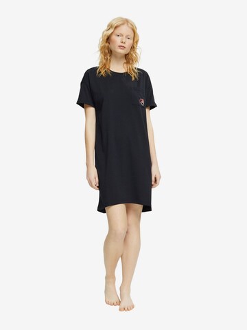 Chemise de nuit ESPRIT en noir