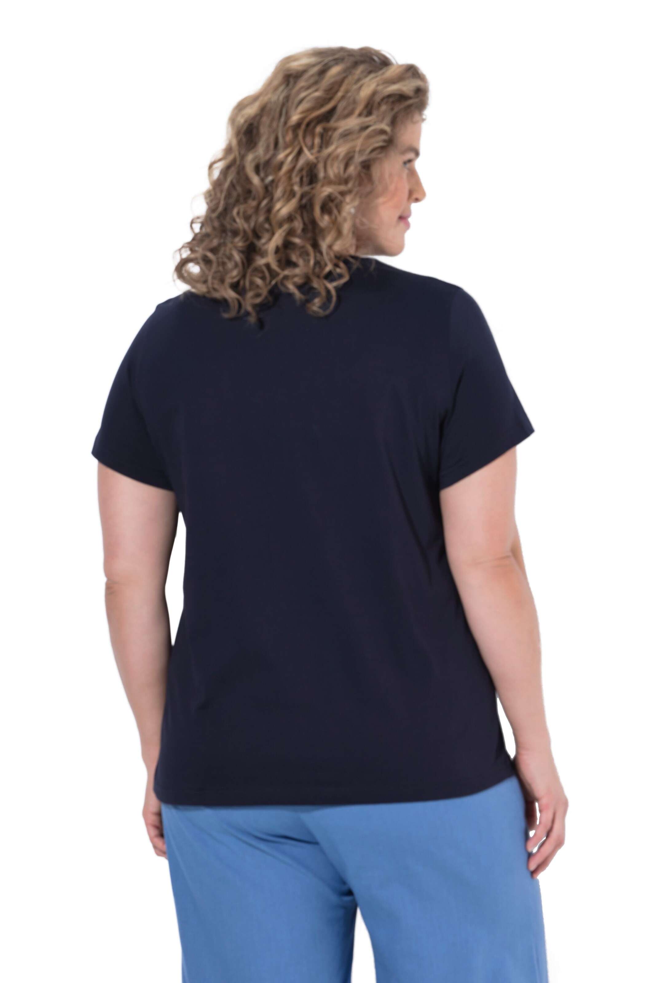 Ulla Popken T-Shirt in Blau