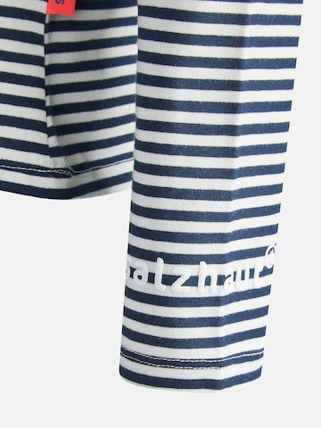 salzhaut Shirt 'Achtern' in Blau