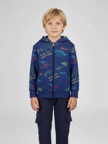 BLUE SEVEN Суичъри с качулка в синьо: отпред