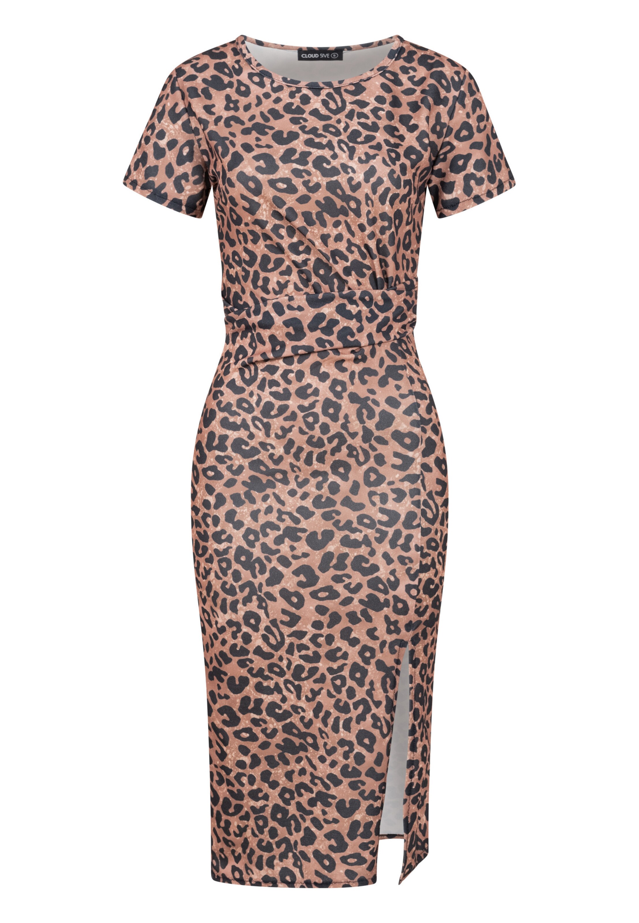 Cloud5ive Kleid in Braun: Vorderseite
