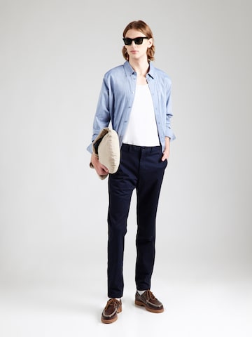 TOMMY HILFIGER Slim fit Chino trousers 'HARLEM ESSENTIAL' in Blue