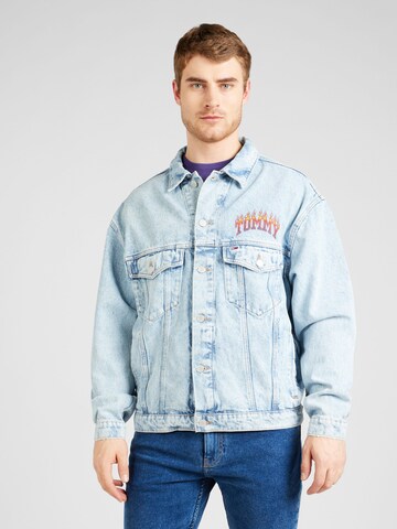 Tommy Jeans Between-season jacket 'AIDEN' in Blue: front