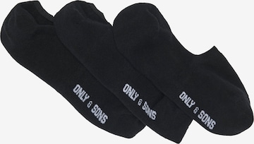 Only & Sons Socken in Schwarz: Vorderseite