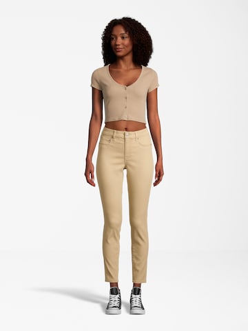 Slimfit Pantaloni di AÉROPOSTALE in beige