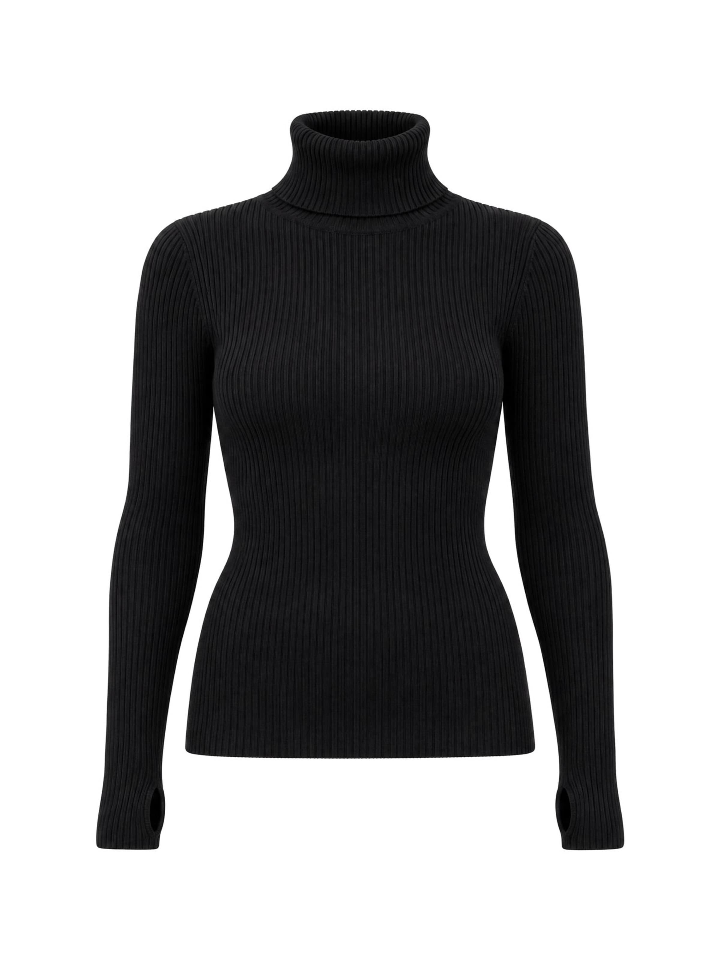 RYVAN Svetr 'Pullover' – černá: přední strana