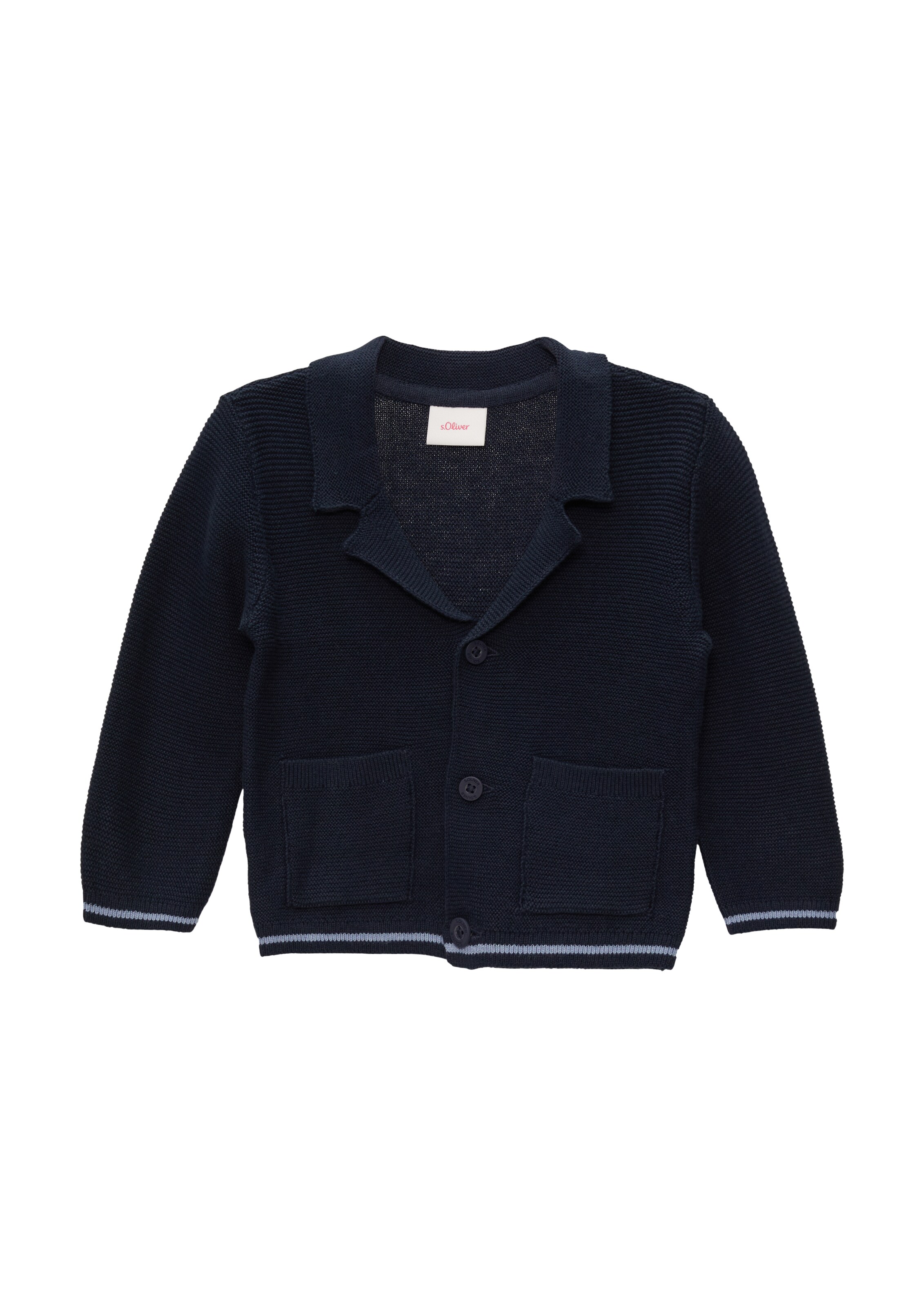 Cardigan s.Oliver en bleu : devant